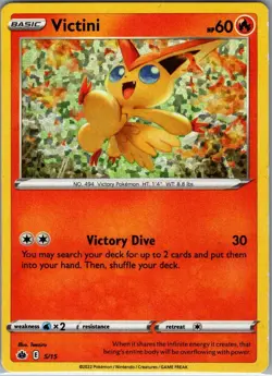 Victini - 5/15 Holo McDonald's Promos 2022 - Pokemon Card - NM - Image 1