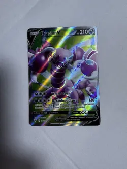 Pokemon TCG Drapion V Ultra Rare Holo Card 175/185 - Image 1