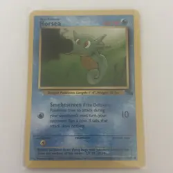 HORSEA - Fossil Set - 49/62 - Common - Pokemon Card - Unlimited Edition - NM - Image 1