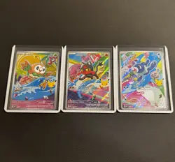 Pokemon 2026 First Partner Illustration Collection Series 1 Promos GEN 7 STARTER - Image 1