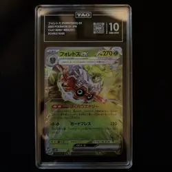 TAG Gem Mint 10 Forretress 2023 Pokemon SV Japanese Clay Burst EX DoubleRare - Image 1