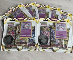 7x Pokemon TCG Astral Radiance Triple Booster Blister Sylveon Promo - Image 1