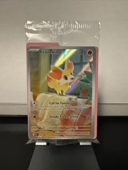 Fennekin Full Art Promo Chaos Rising ETB Promo 080 - SEALED & MINT FRONT Pokemon - Image 1