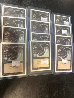 12x MTG Magic the Gathering Dark Ritual Revised Edition Playset LP Vintage Lot - Image 1
