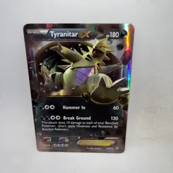Tyranitar EX 42/98 Holo EX Rare Ancient Origins Pokemon Holo Damaged - Image 1