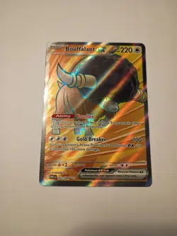 Bouffalant ex 162/086 Ultra Rare Full Art - White Flare WHT Pokemon TCG NM - Image 1