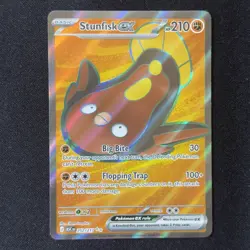 Stunfisk ex 252/217 Full Art Ultra Rare Pokemon Ascended Heroes English - Image 1