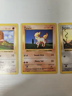 Pokemon Base Set Shadowless Common Lot MP Played Diglett Rattata Ponyta Tangela - Image 3