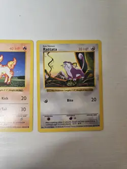 Pokemon Base Set Shadowless Common Lot MP Played Diglett Rattata Ponyta Tangela - Image 4