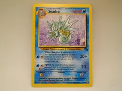 Pokemon "Seadra" Fossil Set, 42/62, Uncommon, NM - Image 1