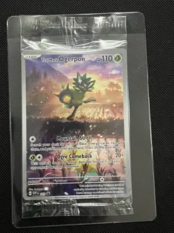 Teal Mask Ogerpon - SVP123 Twilight Masquerade ETB Black Star Promo Sealed - Image 1