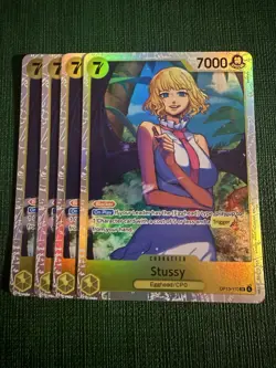 Stussy OP13-110 Carrying On His Will 4 Foil Card Play Set Lot One Piece - Image 1