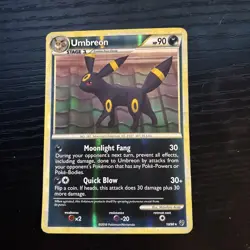 Pokemon TCG Umbreon 10/90 Undaunted Reverse Holo Rare Card LP - Image 4