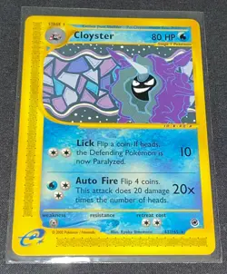 Pokemon Card - Cloyster - Expedition Base Set - 42/165 - Image 1