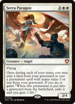 ~ Serra Paragon ~ NM ~ Commander: Secrets of Strixhaven ~ MTG ~ - Image 1