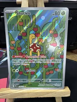 Shuckle 136/132 Mega Evolution - Illustration Rare Full Art Pokemon card TCG 🍃 - Image 1