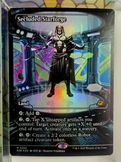 Secluded Starforge (Showcase) Edge of Eternities Foil Mtg - Image 1
