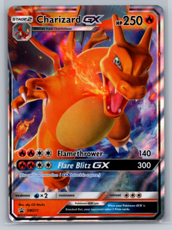 Pokemon Card TCG - Charizard GX SM211 Black Star Promo Sun & Moon Near Mint - Image 1