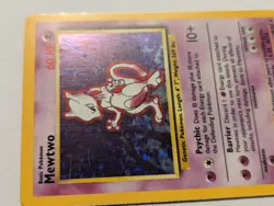 Pokemon TCG Mewtwo Base Set 10 / 102 Rare Holo Unlimited NM - Image 3