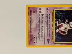 Pokemon TCG Mewtwo Base Set 10 / 102 Rare Holo Unlimited NM - Image 4