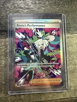 Pokemon Chaos Rising #121/086 Roxie's Performance SIR - Image 1
