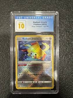 RADIANT JIRACHI Silver Tempest Holo #120 CGC Pristine Pokemon - Image 1