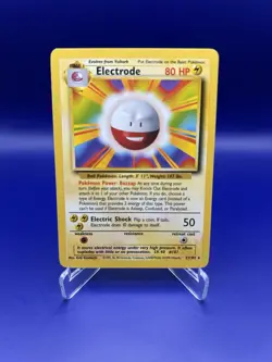 Pokemon TCG Electrode 21/102 Base Set Unlimited Rare English LP - Image 2