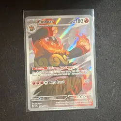 Emboar Sv: White Flare 098/086 Illustration Rare Holo Stage 2 HP180 Eng 2025 - Image 1