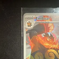 Emboar Sv: White Flare 098/086 Illustration Rare Holo Stage 2 HP180 Eng 2025 - Image 4