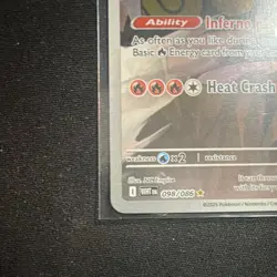 Emboar Sv: White Flare 098/086 Illustration Rare Holo Stage 2 HP180 Eng 2025 - Image 5