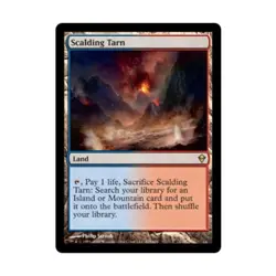 WOTC MtG Zendikar Scalding Tarn (R) EX - Image 1