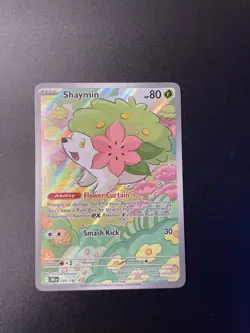 2025 Pokemon SV Destined Rivals Shaymin #185/182 - Image 1