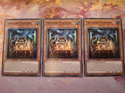 3 x Treasure Panther - MZMU-EN053 - Super Rare 1st Edition YuGiOh Playset NM - Image 1