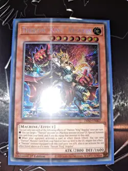 YUGIOH! Therion "King" Regulus DIFO-EN007 Secret Rare 1st Edition NM - Image 1