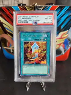 2002 Yu-gi-oh Salamandra PSA 8 DDS-006 Dark Duel Stories - Image 1
