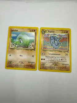 Pokemon Karte TCG Pupitar 45+57/75 Neo Discovery no Holo Vintage Deutsch LP - Image 2