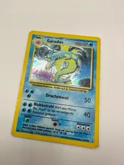 Pokemon Karte TCG Garados 6/102 Basis Set Holo Vintage Rare GD Deutsch - Image 2