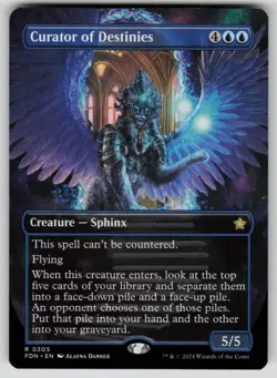 Curator of Destinies (Borderless) Normal R Foundations 305 NM - Image 1