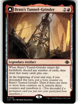 MTG Brass's Tunnel-Grinder (373/491) The Lost Caverns of Ixalan NM - Image 1