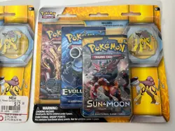 2 Pokemon TCG Raikou Legendary Beast Pin Collection Blister Packs SEALED - Image 3