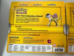 2 Pokemon TCG Raikou Legendary Beast Pin Collection Blister Packs SEALED - Image 5