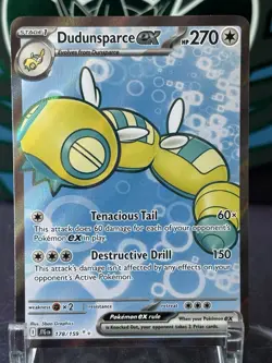 Pokemon Dudunsparce EX Journey Together #178/159 Ultra Rare Full Art Holo NM - Image 1