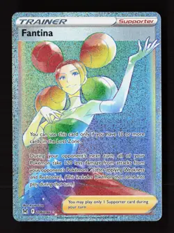 Fantina 206/196 Rainbow Rare Lost Origin Pokemon Near Mint - Image 1