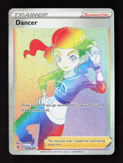 Dancer 274/264 Rainbow Rare Fusion Strike Pokemon Near Mint - Image 1