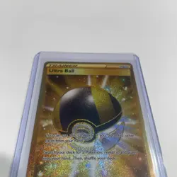 2022 Pokemon SWSH Brilliant Stars Ultra Ball Secret Rare 186/172 GOLD Holo Nm - Image 5