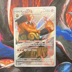 Pokemon TCG Emboar 098/086 White Flare IR - Image 1