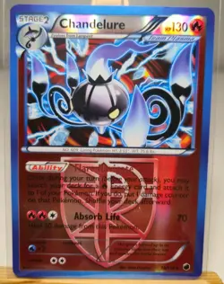 Chandelure 16/116 Plasma Freeze Reverse Holo N/M POKEMON ENGLISCH VINTAGE - Image 1