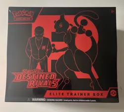 2025 English Pokemon TCG Destined Rivals ETB Elite Trainer Box - Sealed - Image 1