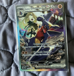 Pokemon TCG Cynthia's Garchomp ex 232/182 Sv10: Destined Rivals Holo - Image 1