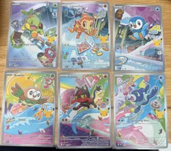 Pokemon First Partner Promo Bundle - 6 Cards - MEP 040 041 042 043 044 045 - Image 1